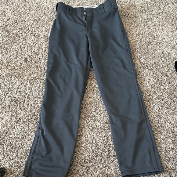 Kids Charcoal baseball Pants - Picture 1 of 7